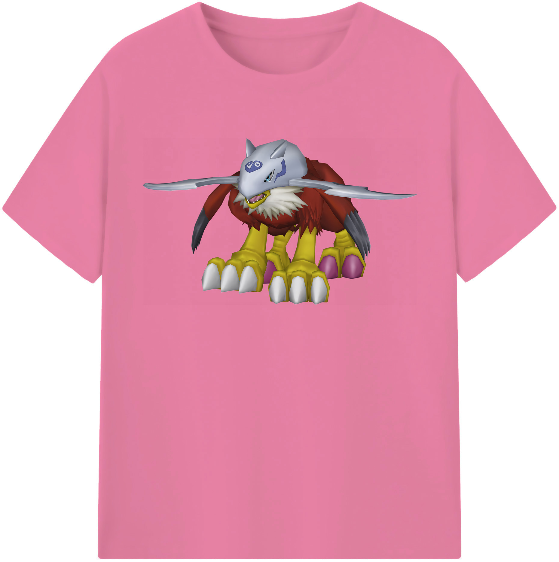 （画像用） Digimon デジタルモンスター/デジモン 綿100％半袖Tシャツ（フロントプリント）